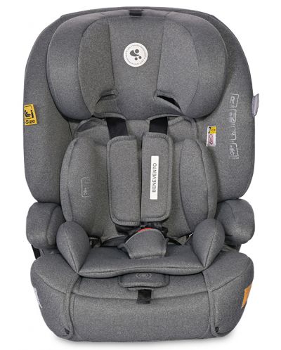 Κάθισμα αυτοκινήτου  Lorelli - Benevento, i-Size, Isofix, 76-150 cm, Grey - 2