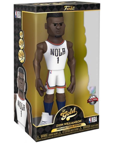 Φιγούρα Funko Gold NBA: Basketball - Zion Williamson (New Orleans Pelicans), 30 εκ - 3