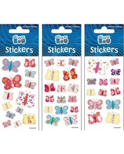 Αυτοκόλλητα Sticker Boo - πεταλούδες Νο. 3, ποικιλία - 1