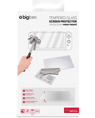Προστατευτικό γυαλί Big Ben - TG Screen Protector (Nintendo Switch) - 1
