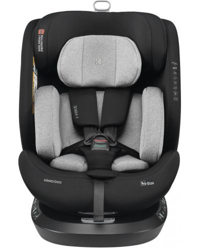 Κάθισμα αυτοκινήτου KikkaBoo - i-Hike, IsoFix, i-Size, 40-150 cm, Light Grey - 2