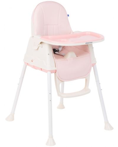 Καρέκλα φαγητού KikkaBoo - Creamy,ροζ - 1