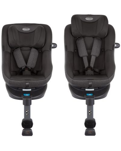 Κάθισμα αυτοκινήτου  Graco - Turn2Me, 0-18 kg, 360°, I-Size, γκρι - 3