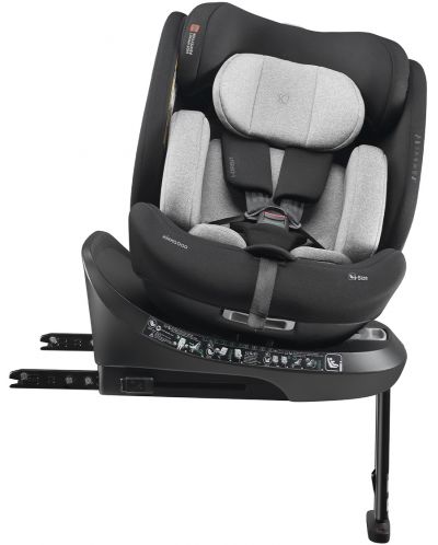 Κάθισμα αυτοκινήτου KikkaBoo - i-Orbit, IsoFix, i-Size, 40-150 cm, Light Grey - 3