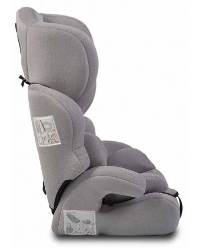 Παιδικό κάθισμα αυτοκινήτου Cangaroo - Deluxe 9-36kg, ανοιχτό γκρι - 3