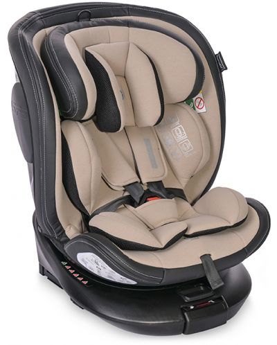 Κάθισμα αυτοκινήτου  Lorelli - Estate, i-Size, Isofix, 40-150 cm, Leg, Beige - 3