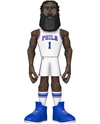 Αγαλματίδιο Funko Gold Sports: Basketball - James Harden (Philadelphia 76ers), 30 cm - 1