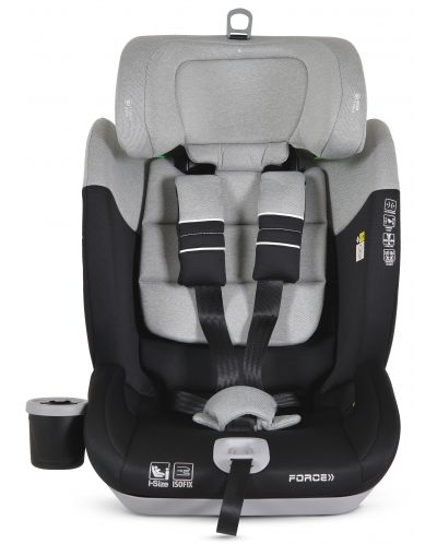 Κάθισμα αυτοκινήτου Cangaroo - Force, i-Size, IsoFix , 76-150 cm, γκρι - 5