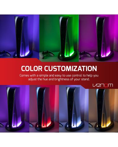 Βάση κονσόλας  Venom Multi-Colour LED Stand (PS5) - 2