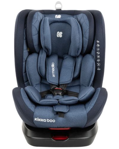 Παιδικό κάθισμα αυτοκινήτου  KikkaBoo - Armadillo,  Isofix, 0-36 kg, Blue - 2