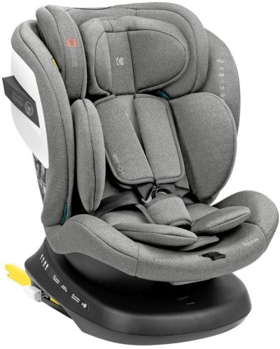 Κάθισμα αυτοκινήτου KikkaBoo - i-Cruise, IsoFix, i-Size, 40-150 cm, Light Grey - 1