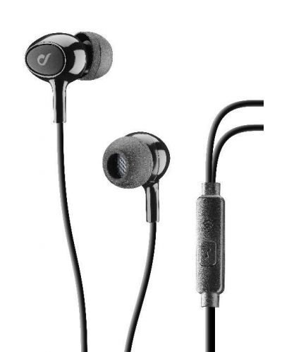 Ακουστικά με μικρόφωνο AQL - Acoustic, μαύρα - 1