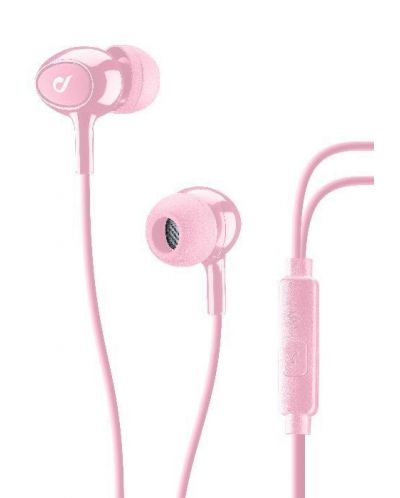 Ακουστικά με μικρόφωνο AQL - Acoustic, ροζ - 1