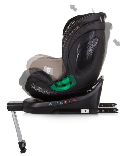 Κάθισμα αυτοκινήτου Chipolino - Максимус, 360°, I-Size, IsoFix, 40-150 cm, macadamia - 5