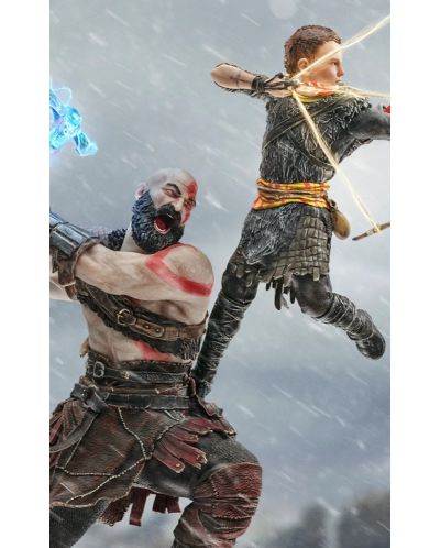 Αγαλματίδιο Iron Studios Games: God of War - Kratos & Atreus, 34 εκ - 9