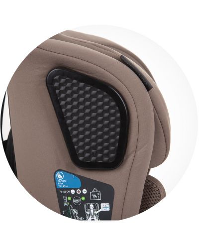 Κάθισμα αυτοκινήτου Chipolino - LuxX, IsoFix, i-Size, 76-150 cm, macadamia - 6