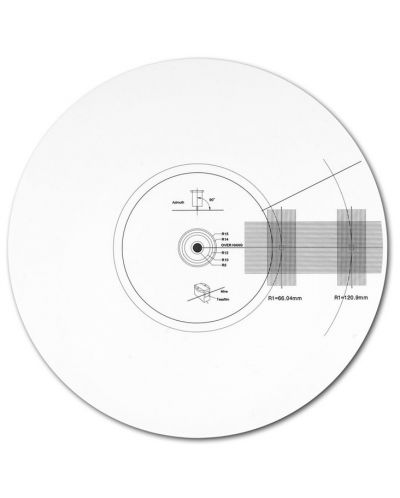 Στροβοσκοπικός δίσκος Pro-Ject - Strobe It, άσπρο/μαύρο - 2