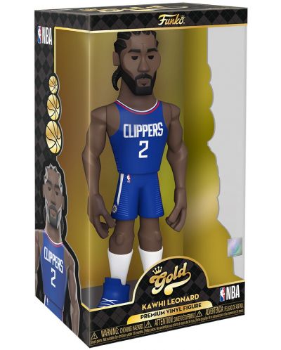 Αγαλματίδιο Funko Gold Sports: Basketball - Kawhi Leonard (Los Angeles Clippers), 30 cm - 3