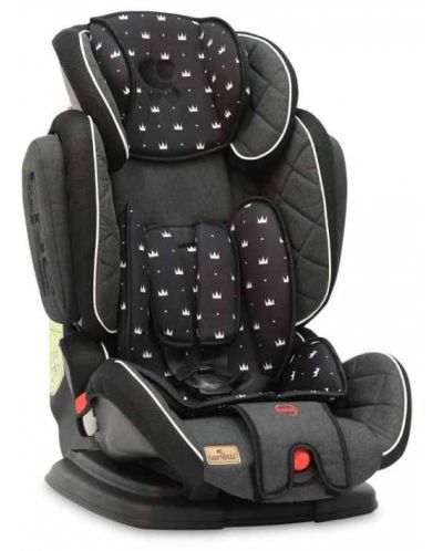 Παιδικό κάθισμα αυτοκινήτου Lorelli - MAGIC Premium, 9-36 kg, Black Crowns	 - 1
