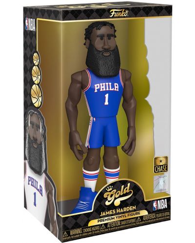 Αγαλματίδιο Funko Gold Sports: Basketball - James Harden (Philadelphia 76ers), 30 cm - 5