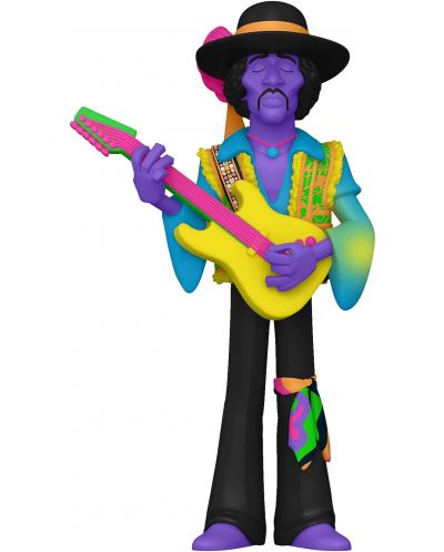Αγαλματίδιο  Funko Gold Music: Jimi Hendrix - Jimi Hendrix (Blacklight), 12 cm - 1