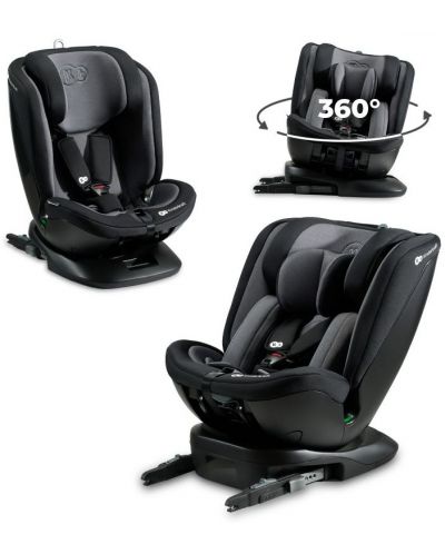 Κάθισμα αυτοκινήτου Kinderkraft - Xpedition 2, i-Size 360°, 40-150 cm, μαύρο - 2