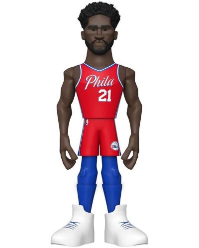 Αγαλμάτιο  Funko Gold Sports: Basketball - Joel Embiid (Philadelphia 76ers) (Ce'21), 13 cm - 1