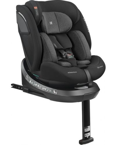 Κάθισμα αυτοκινήτου KikkaBoo - i-Orbit, IsoFix, i-Size, 40-150 cm, Dark Grey - 1