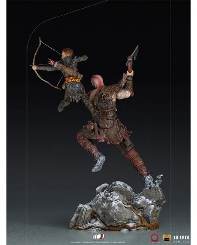 Αγαλματίδιο Iron Studios Games: God of War - Kratos & Atreus, 34 εκ - 3