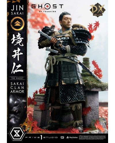 Αγαλματίδιο  Prime 1 Games: Ghost of Tsushima - Jin Sakai (Sakai Clan Armor) (Deluxe Bonus Version), 60 cm - 5