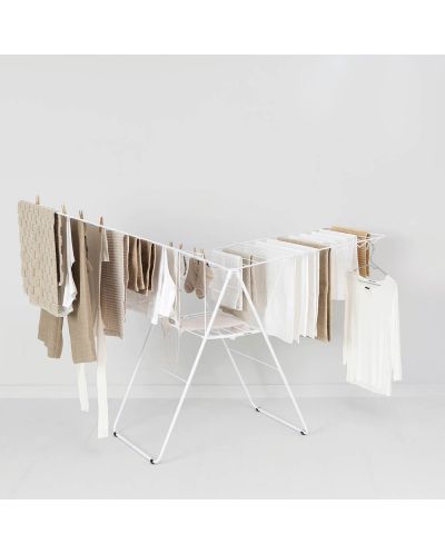 Απλώστρα ρούχων  Brabantia - HangОn, Fresh White, 25 m - 6