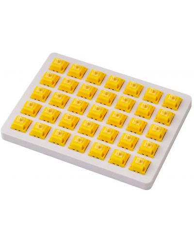 Switches Keychron - Gateron Cap Golden Yellow, 35 τεμάχια - 1