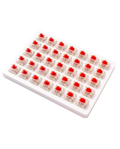 Διακόπτες Keychron - Cherry MX Red, RGB, 35 τεμάχια - 1