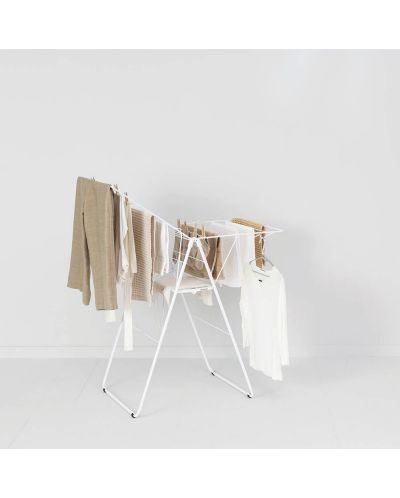 Απλώστρα ρούχων  Brabantia - HangОn, Fresh White, 15 m - 6