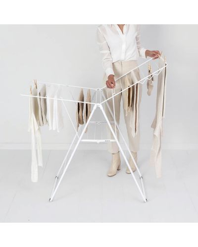 Απλώστρα ρούχων  Brabantia - HangОn, Fresh White, 20 m - 7