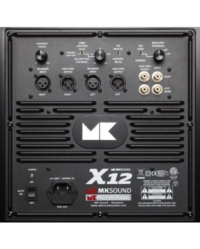 Subwoofer M&K Sound - X12, black satin - 5