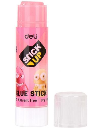 Ξηρή κόλλα Deli Stick Up - Bumpees, EA20700, 8 g,ροζ - 2