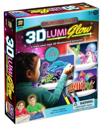 Φωτιζόμενος πίνακας ζωγραφικής AM-AV - 3D Lumi Glow - 1