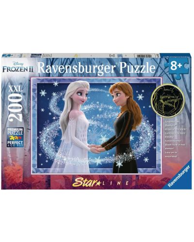 Παζλ Ravensburger  200 κομμάτια XXL - Frozen: Αξιολάτρευτες αδερφές - 1