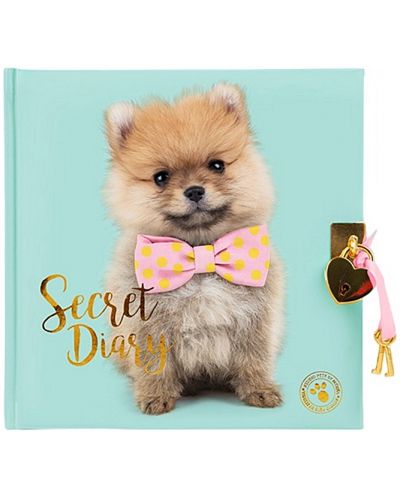 Μυστικό Ημερολόγιο με Λουκέτο  Studio Pets -Κουτάβι Pomeranian - 1