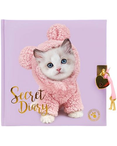 Μυστικό ημερολόγιο με λουκέτο Studio Pets - Το γατάκι Mausi - 1