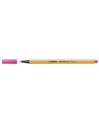 FINELINER Stabilo Point 88 - νέον ροζ,0.4 mm - 1