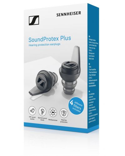 Βύσματα προστασίας ακοής Sennheiser - Sound Protex Plus,γκρί - 5