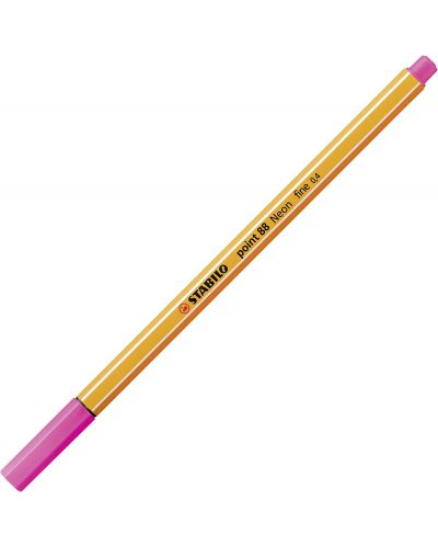 FINELINER Stabilo Point 88 - νέον ροζ,0.4 mm - 2