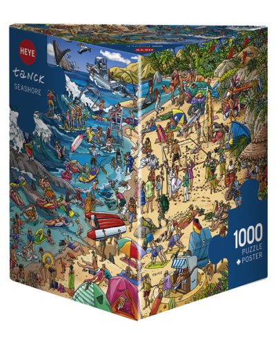 Παζλ Heye 1000 κομμάτια - Παραλία Seashore, Birgit Tanck - 1