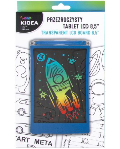 Tablet  ζωγραφικής Kidea - LCD οθόνη , μπλε - 1
