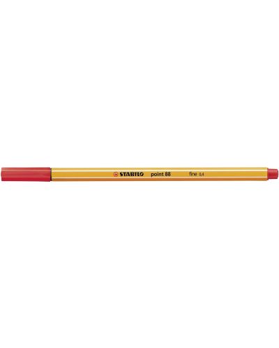 Στυλό   Stabilo Point 88- κόκκινο, 0,4 χλστ - 2