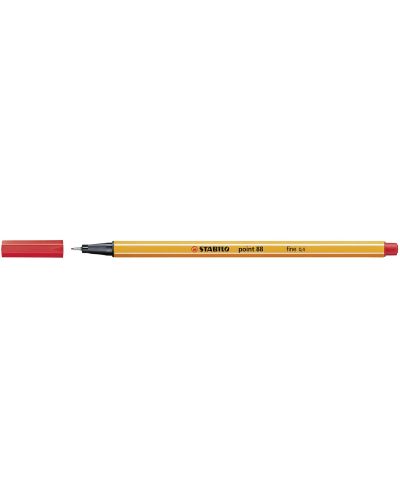 Στυλό   Stabilo Point 88- κόκκινο, 0,4 χλστ - 1
