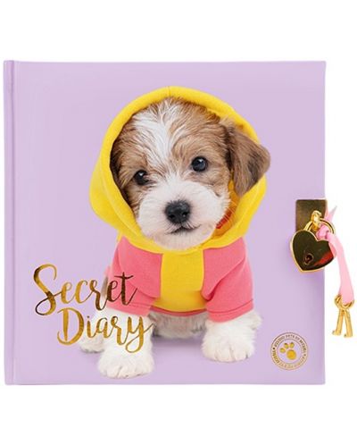 Μυστικό Ημερολόγιο με Λουκέτο  Studio Pets -Κουτάβι Τζακ Ράσελ - 1