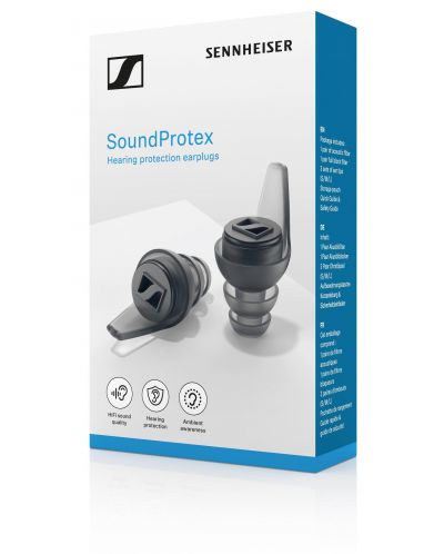 Βύσματα προστασίας ακοής Sennheiser - Sound Protex, γκρί - 5